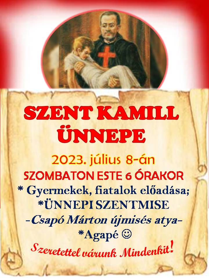 SZT.KAMILL PLAKAT