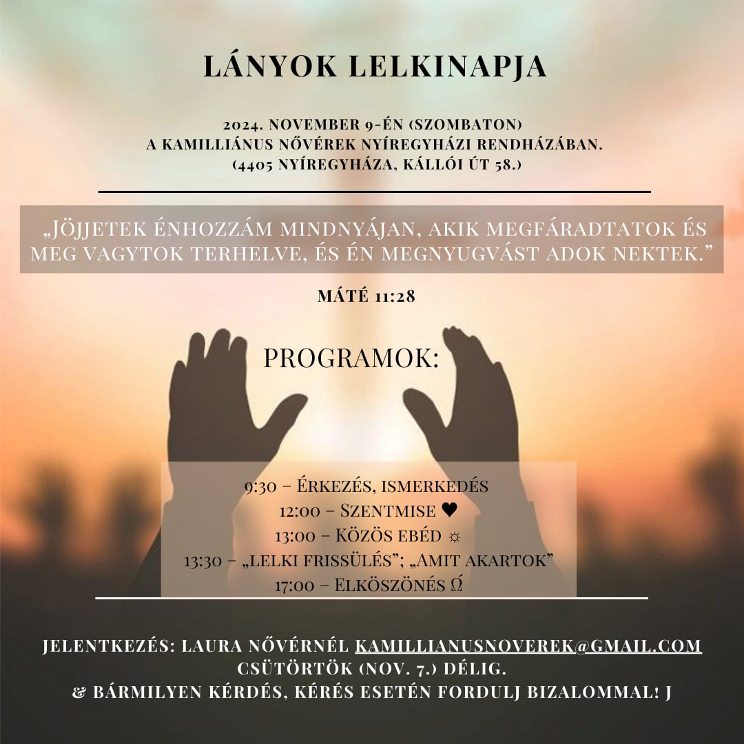 lanyok lelkinapja 2024 11 09